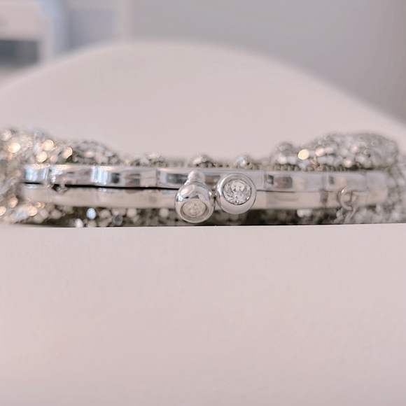 Vintage Duramesh Fifth Avenue silver mesh purse and compact - Picture 4 of 9